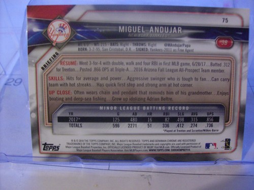 2018 Bowman Baseball Card Singles (YOU PICK CARDS) - Picture 139 of 147