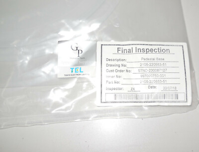 Tokyo electron TEL 2105-220553-51 Pedestal base NEW | eBay