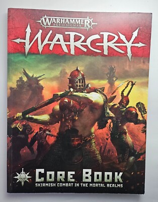 Warhammer AOS Warcry Core Book with Rules Summary Sheet Paperback