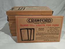 1917-1922 Model T Ford Eight Boxed Sets Of Three 24 Rear Curtain Window Lights 1917-1922 Model T Ford Eight Boxed Sets Of Three 24 Rear Curtain Window Lights