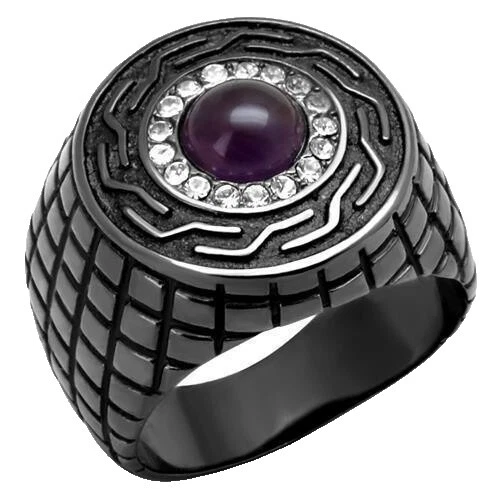 Anéis de Moda da Percepção Ametista