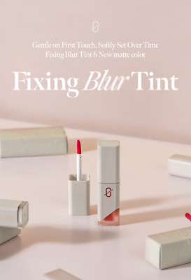 CORALHAZE Fixing Blur Tint 4.5g, Matte lips, Korean Cosmetics, Kbeauty, sample
