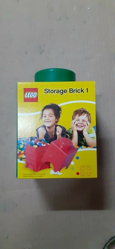 CAJA ALMACENAJE LADRILLO PEQUEÑA CUADRADO VERDE. NUEVA. | eBay