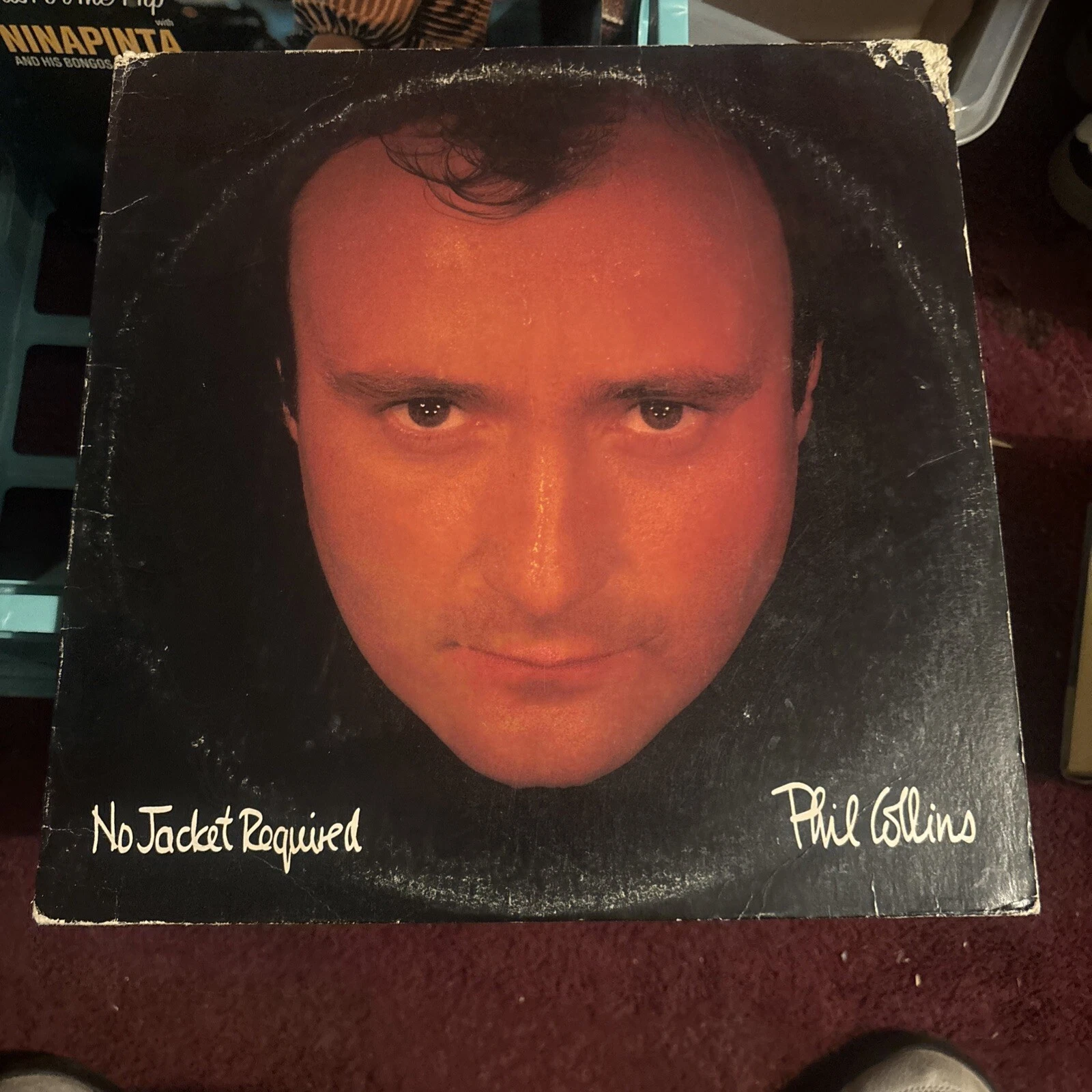 Phil Collins No Jacket Required Atlantic 81240 Record LP