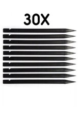 30 Pieces 4.72" Black Nylon Plastic Spudger Probe Security Opening Pry Fix Stick