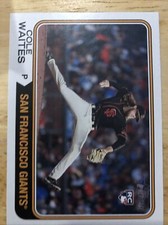 2023 Topps Heritage Base Cole Waites RC #258 San Francisco Giants