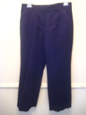 Liz Claiborne Sophie Women's Black Cotton Slacks-Size 10