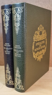 Schöne Ausgabe 2 Kochbücher von Arne KRÜGER Kaltes Buffet Spezialitäten Welt