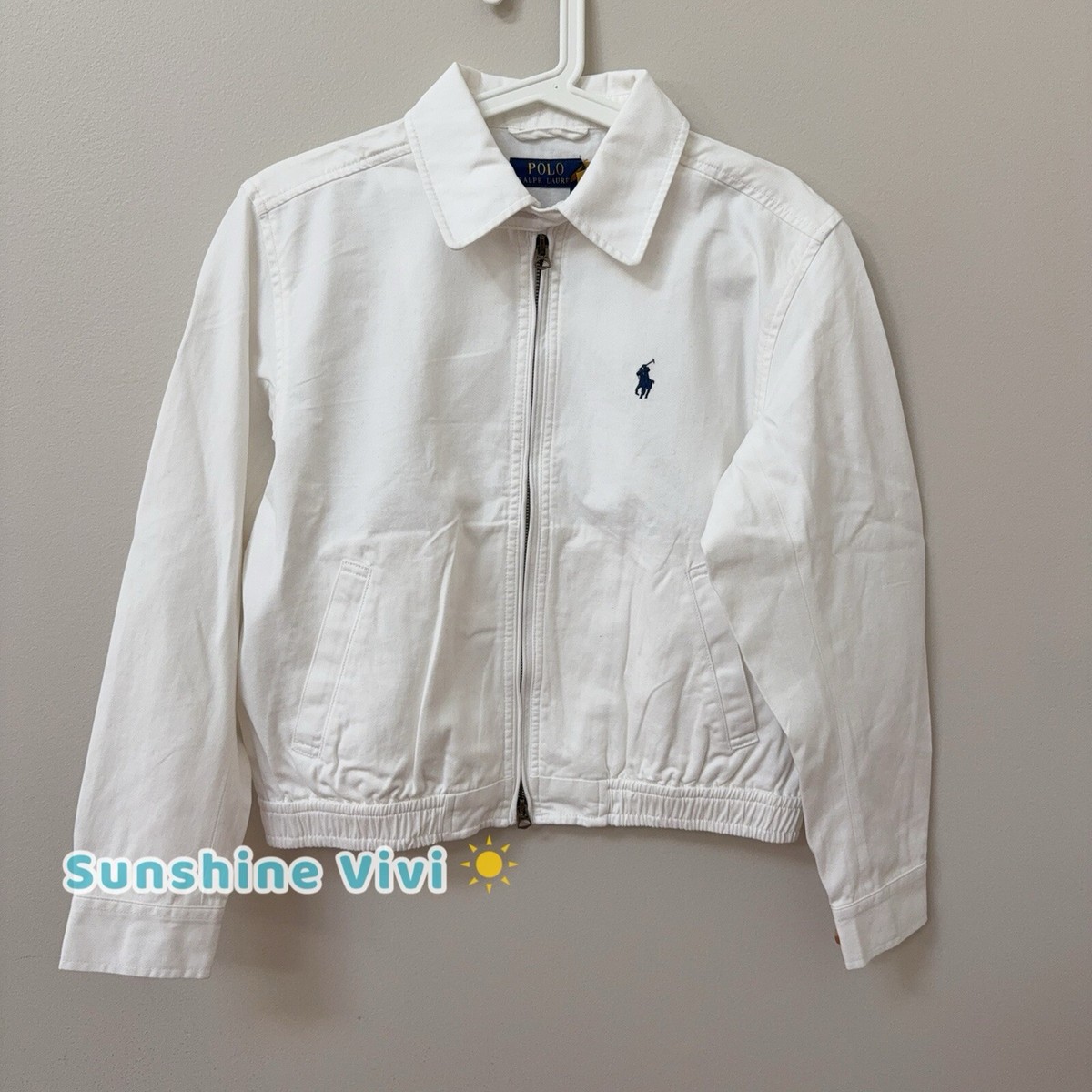 NWT Polo Ralph Lauren Women's Cotton Twill JACKET White | eBay