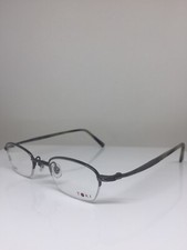 New Toki TK 8080 Titanium Eyeglasses C. 200 Dark Grey Gunmetal 44-21mm Japan
