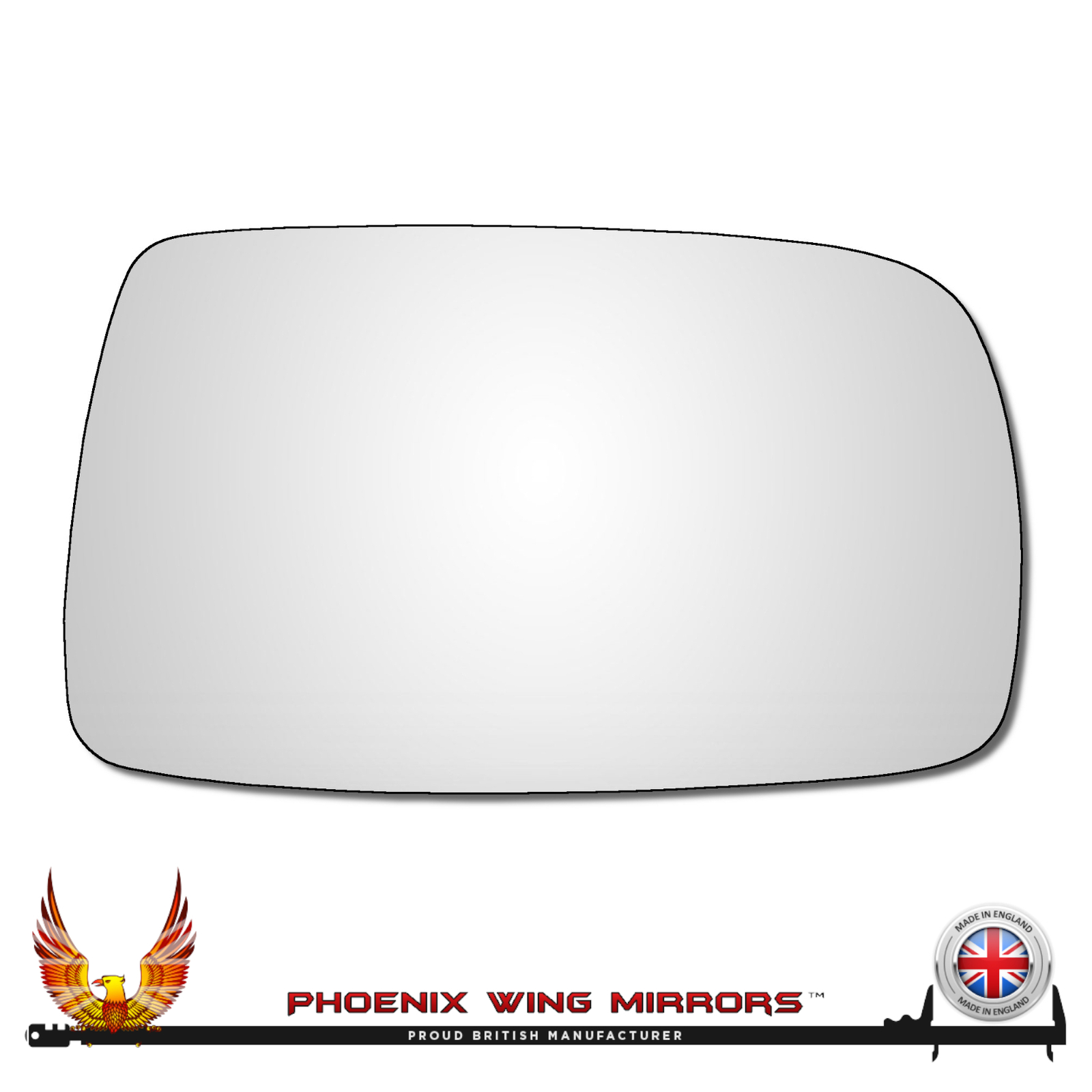 For Toyota Yaris 1999-2005 Convex Wing Door Mirror Glass Right Hand Drivers Side