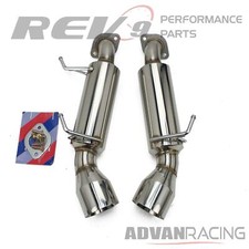 Axle-Back Exhaust for 14-16 Q60 Q60S V36 Bolt On Stainless Steel Rev9
