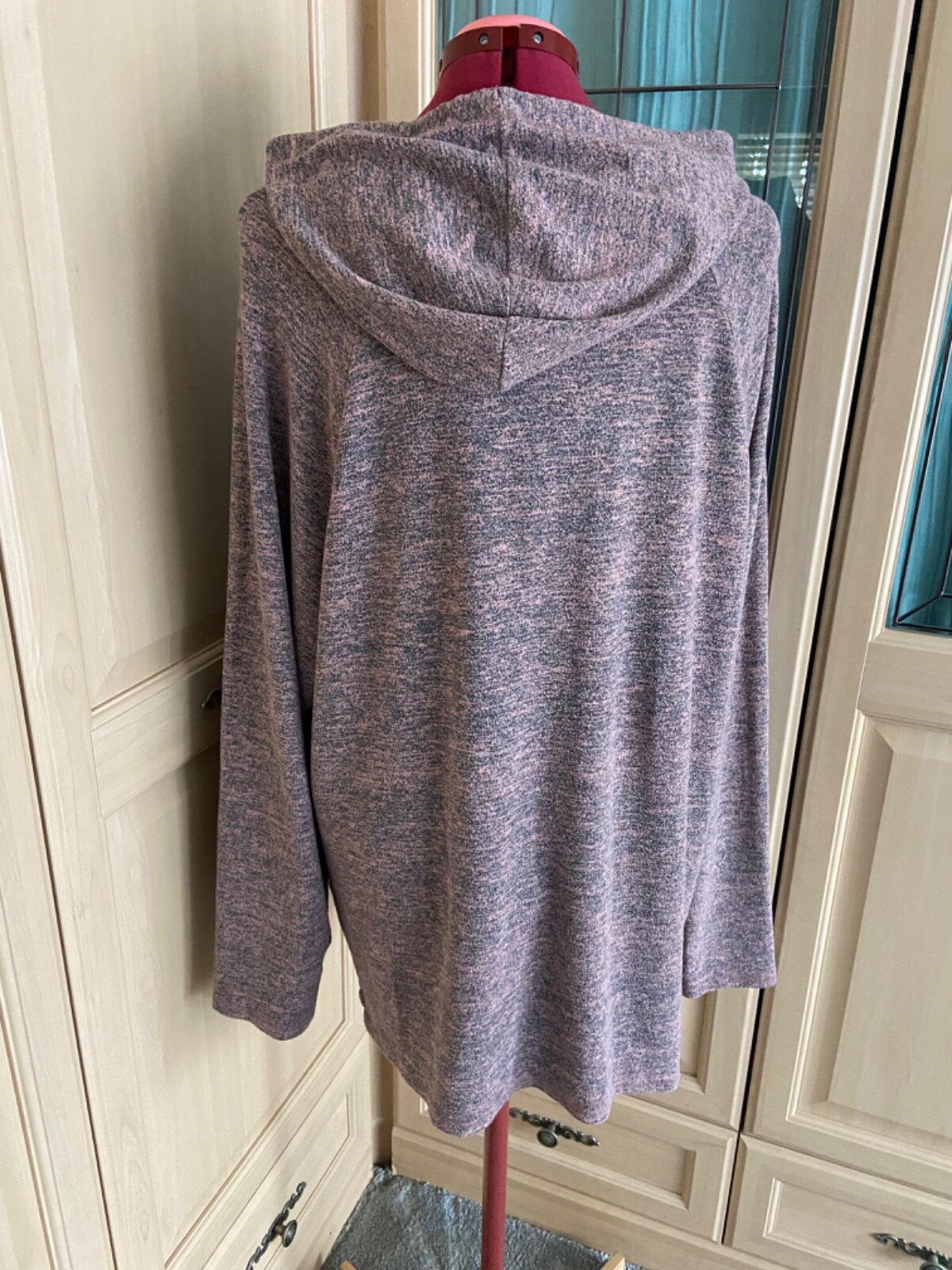F&F Pink Grey Marl Hooded Top size 22 * … eBay