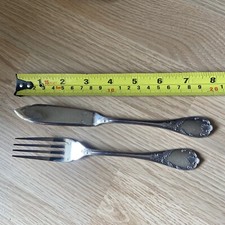 christofle fourchette et couteau a poisson Marly