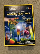 NATIONAL GEOGRAPHIC Mega Science Series: Amazing Reactions Chemistry Set