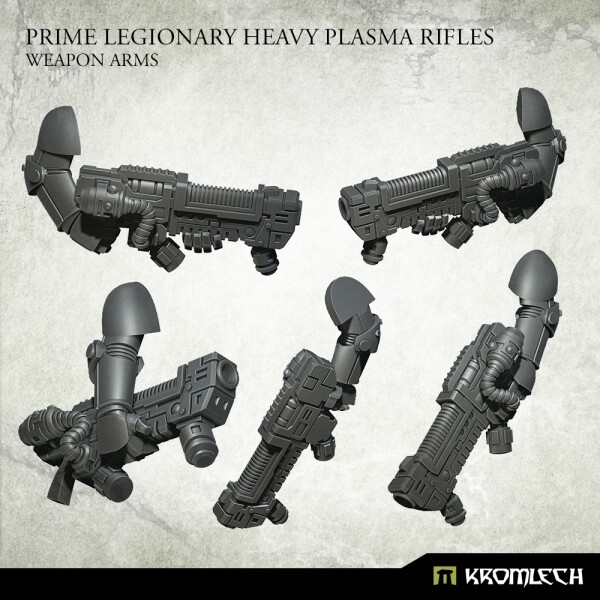 Kromlech Prime Legionaries Heavy Plasma Rifles Brand New KRCB257