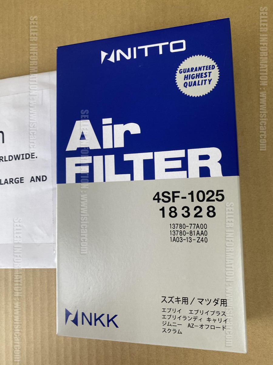 NITTO AIR FILTER FOR JIMNY SIERRA JB23W 4SF-1025 | eBay UK