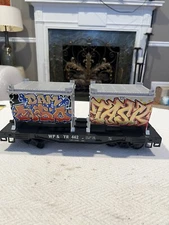 LGB G Scale 4086 White Pass & Yukon Ore Car (Custom Painted By 2 Artist)