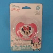 Baby Girl Disney Minnie Mouse Orthodontic Pacifier BPA Free LIGHT PINK NIP
