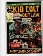Kid Colt Outlaw 164 Flames Along the Border! F-VF