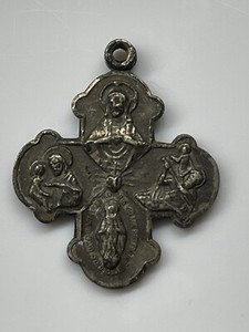 Antique Hayward Silver - Catholic Priest Pendant