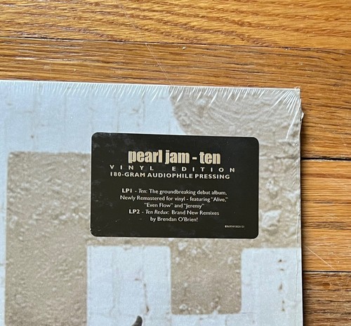 Pearl Jam - Ten RARE 180 gram promo issue vinyl LP record 2009 (SEALED - NEW) - Imagen 3 de 4
