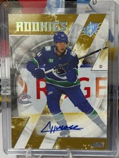2023-24 Upper Deck SPX Rookies Autograph Akito Hirose Vancouver Canucks #153