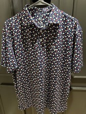 Rhoback Men's Short Sleeve Performance Polo Medium Breakfast Balls