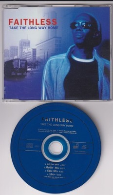 Faithless   Take The Long Way Home - 4 Track Maxi CD 1998  Cheeky Records