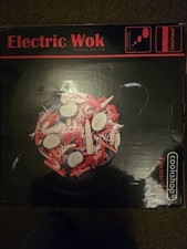 Electric Wok 4.5l Non Stick with Thermostat From Cookshop Brand New Boxed Unused