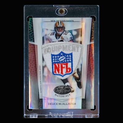 2007 Leaf Certified Materials -  Deuce McAllister Game Worn NFL Shield 1/1