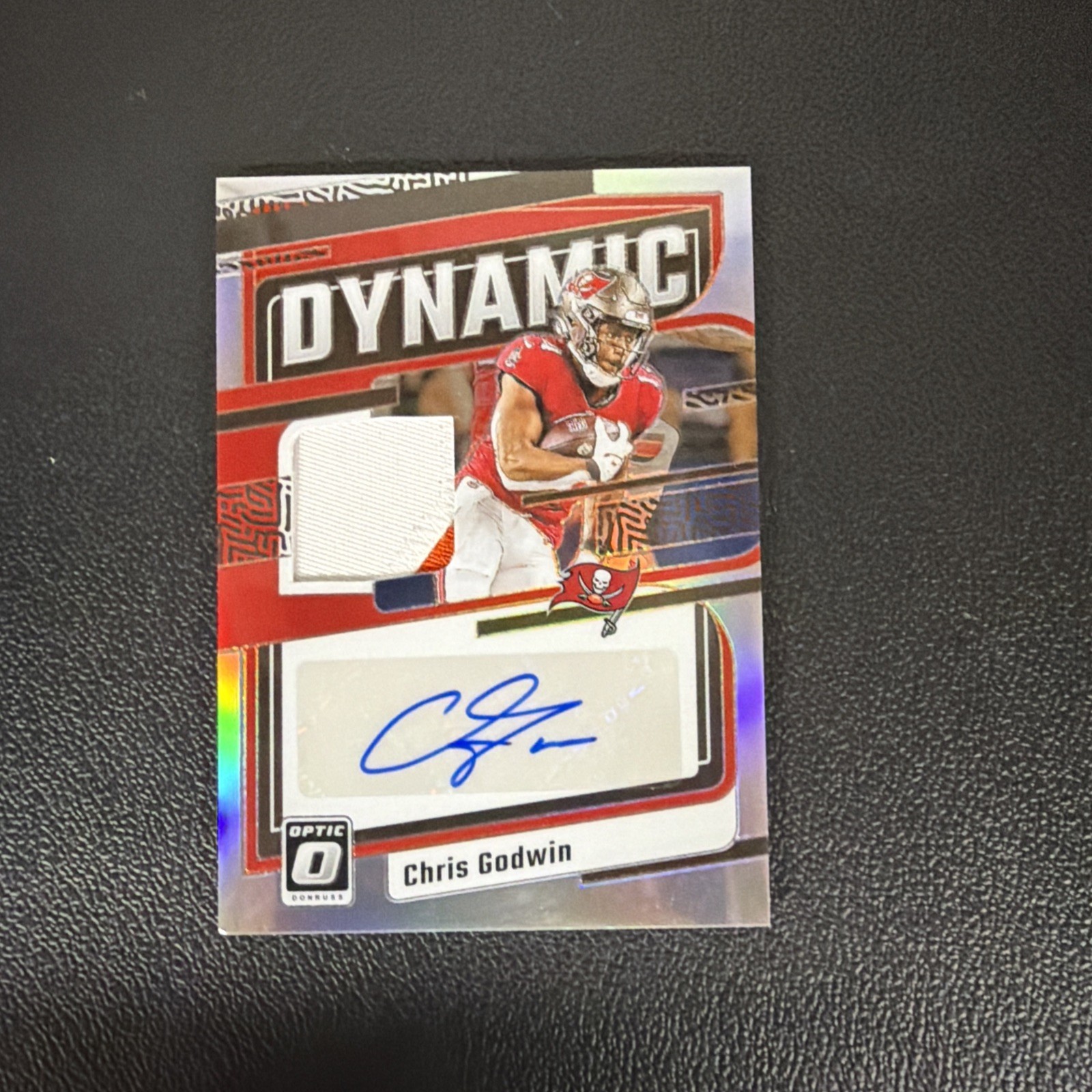 2023 Panini CHRIS GODWIN /25 Donruss Optic Holo Jersey Patch Auto #DP-CG Bucs