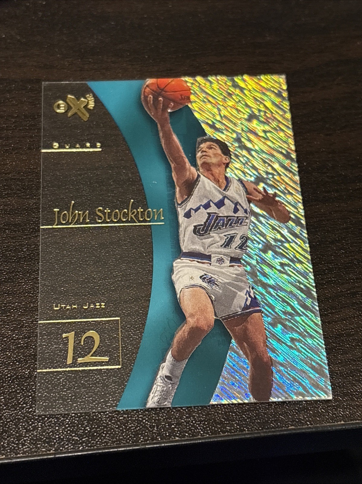 1997-98 SkyBox EX 2001 John Stockton Utah Jazz #111