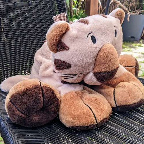 PLUSH Teddy & Friends Leopold The Lion Beige Brown Stuffed Animal Jungle New - Picture 2 of 13