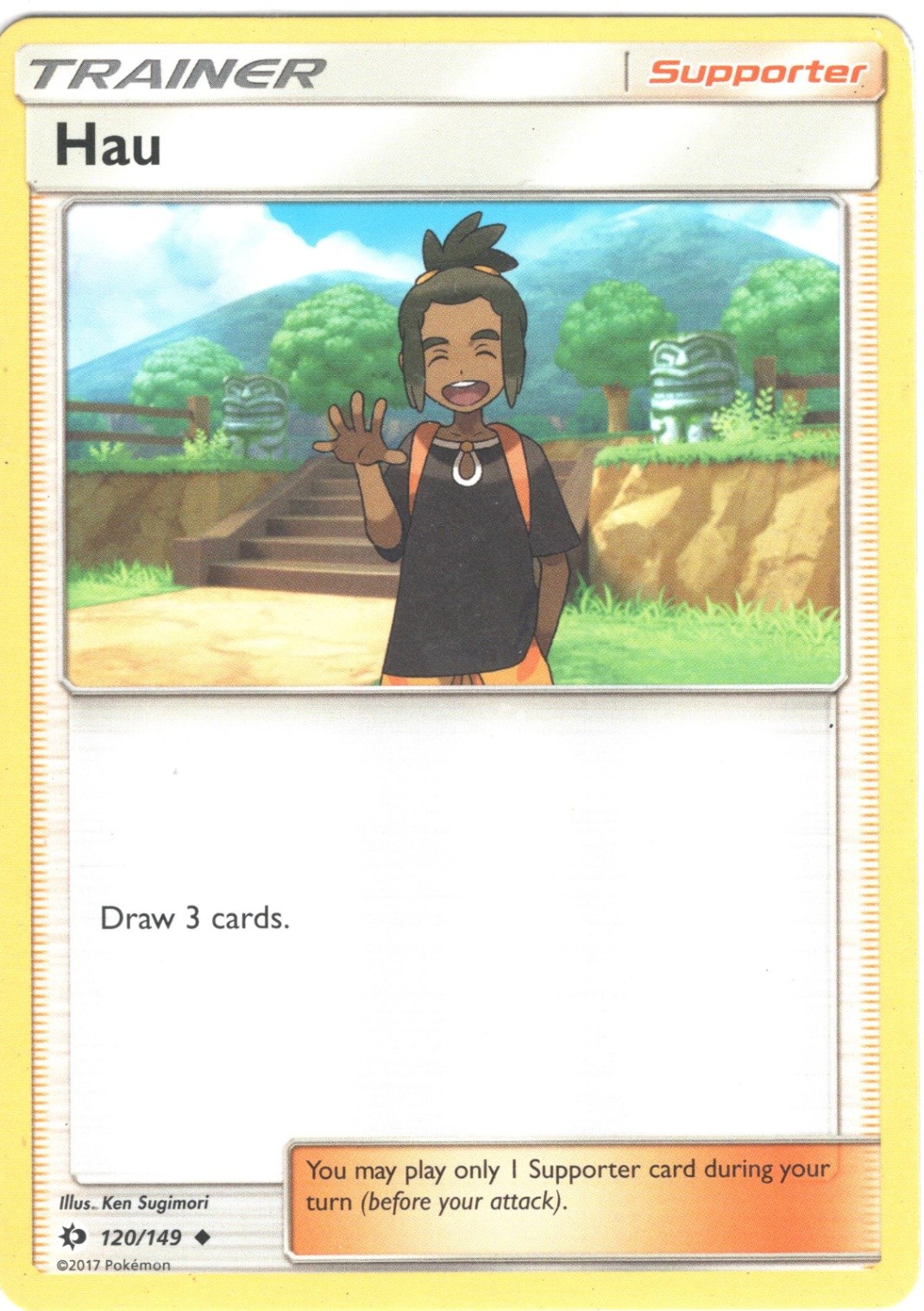 Hau -  (#54 Pikachu Stamped) - Battle Academy 120/149 - Promo - NM Pokémon TCG