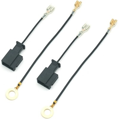 2 Pack Car Horn Connector Adapter Harness Pigtail for Toyota Lexus Plug Wire