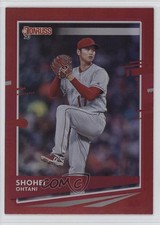2020 Panini Donruss Photo Variation Holo Red Shohei Ohtani (Pitching) #94 0cz0