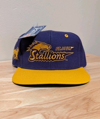 Vintage St Louis Stallions Snapback Hat Cap Competitor NFL Expansion 90s SAMPLE