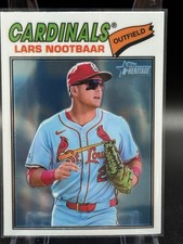 2026 Topps Heritage Lars Nootbaar #198 Chrome Refractor - St. Louis Cardinals