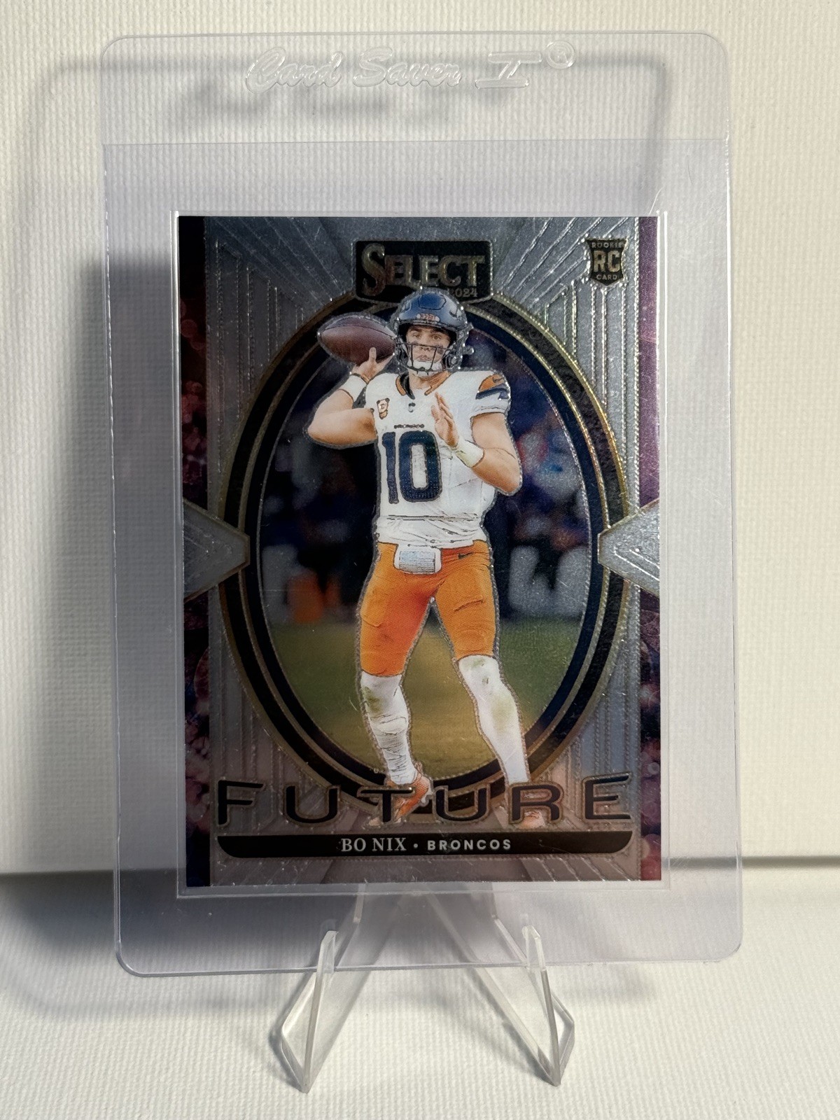 2024 Panini Select - (SILVER) Select Future Bo Nix #7 (RC)