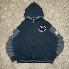 Vintage J America Penn State Nittany Lions Full Zip Hoodie XL