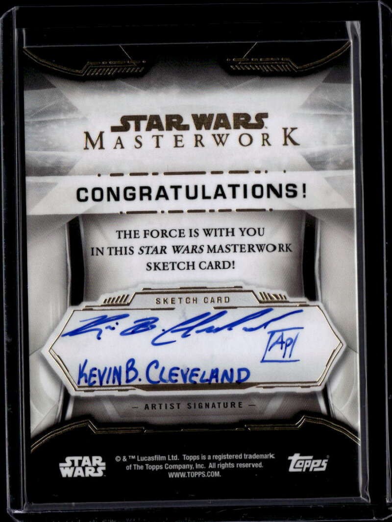 2019 Topps Star Wars Masterwork Sketches NNO Kevin B. Cleveland