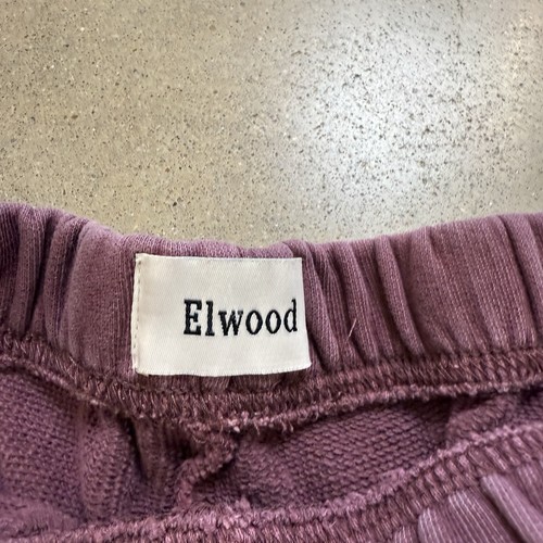 NWT Elwood Organic Cotton Core Drawstring Sweatshort Vintage Red Size L - Picture 2 of 8