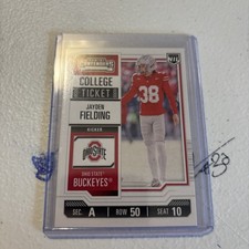 2025 Panini NIL Ohio State Contenders #11 Jayden Fielding Rookie College Ticket