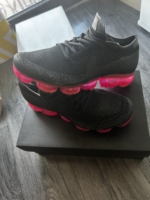 Nike Air VaporMax Herren Sneaker Schwarz/Pink Low Top EU 44 US 10