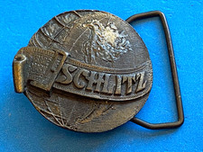 Vintage Schlitz Beer Belt Buckle