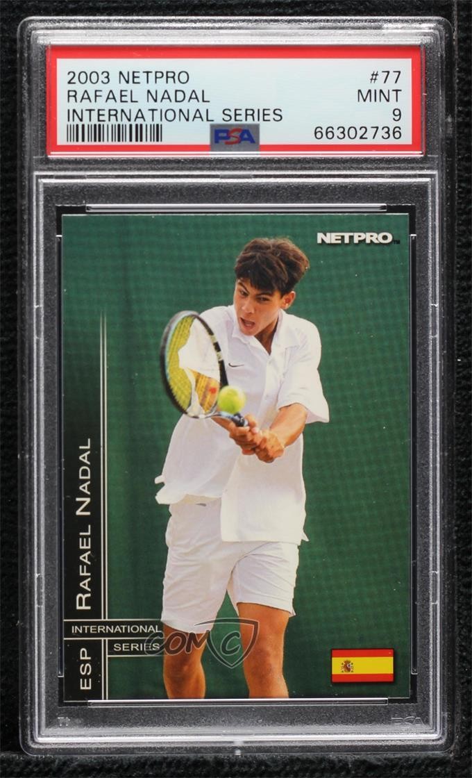 2003 NetPro International Series Rafael Nadal #77 PSA 9 MINT 0jk3