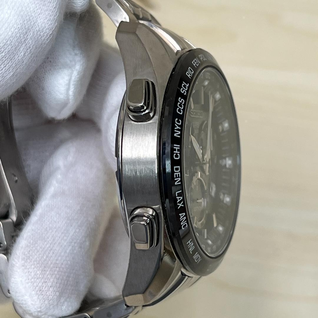Seiko Astron SBXB003 8X82 GPS Solar Titanium 6.18in Wrist image 6