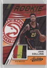 2017-18 Panini Absolute Rookie Materials Prime 23/25 John Collins #RM-JCL 0g4
