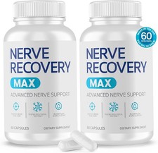 Non-GMO Advanced Nerve Support Supplement with Vitamin 60 Count Pack of 2 